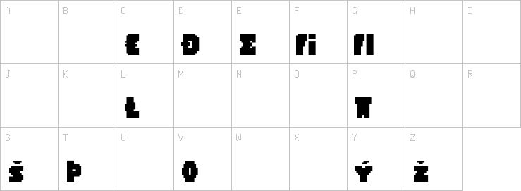 Uppercase characters