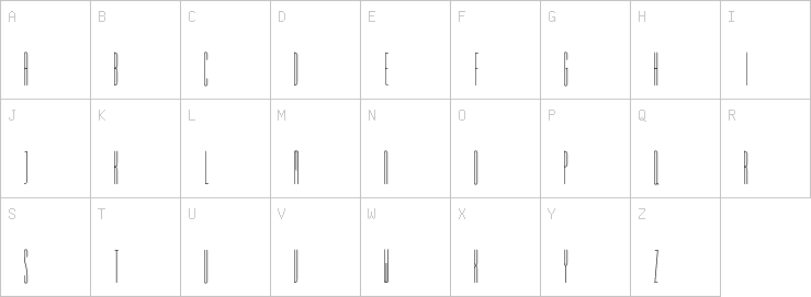 Uppercase characters