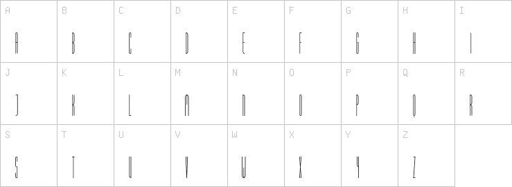 Uppercase characters