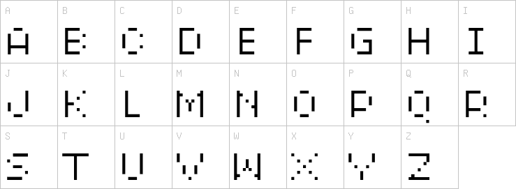 Uppercase characters