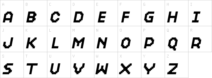 Uppercase characters