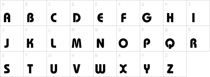 Uppercase characters