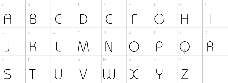 Uppercase characters