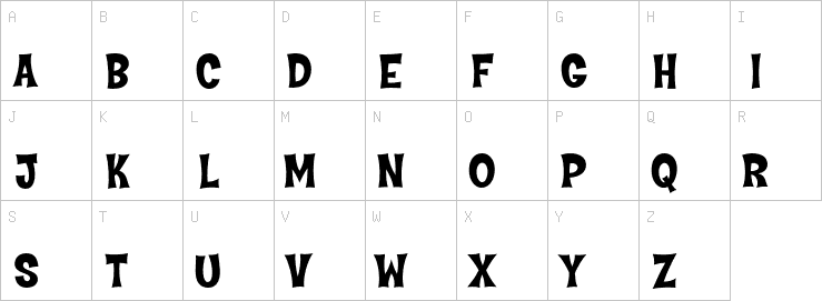 Uppercase characters