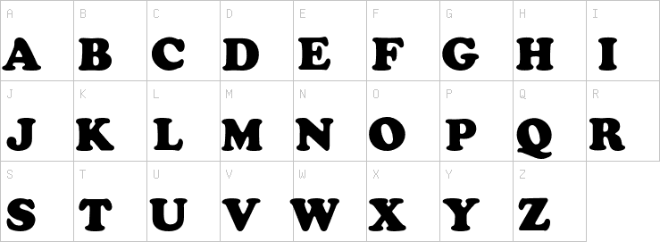 Uppercase characters