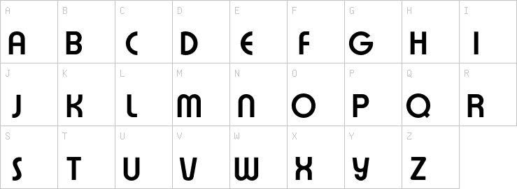 Uppercase characters