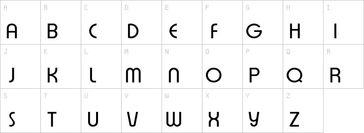 Uppercase characters