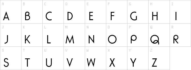 Uppercase characters