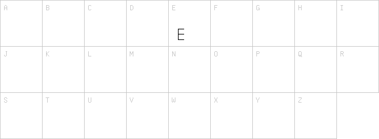 Uppercase characters