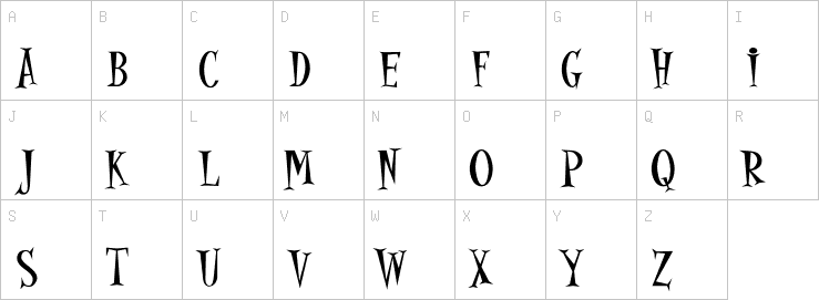 Uppercase characters