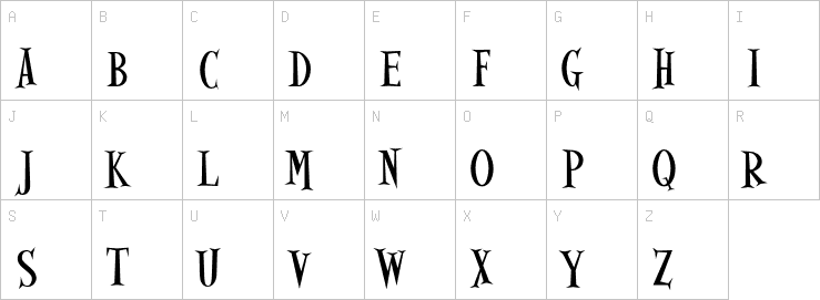 Uppercase characters