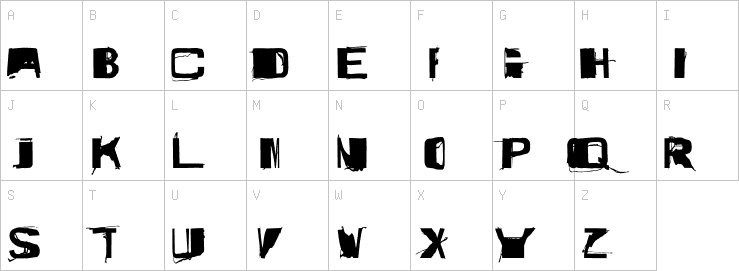 Uppercase characters
