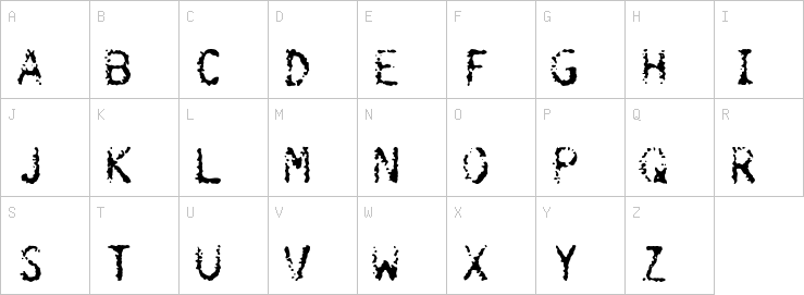 Uppercase characters