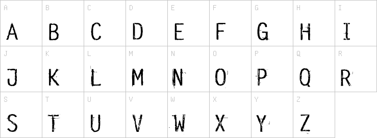 Uppercase characters