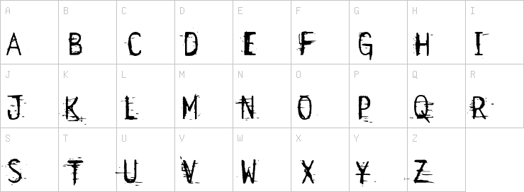 Uppercase characters