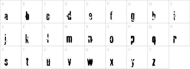 Uppercase characters