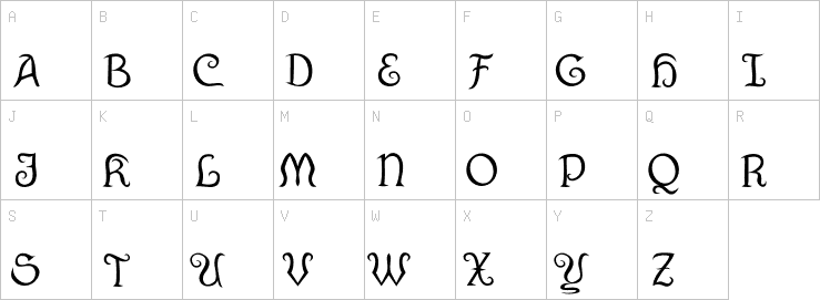 Uppercase characters