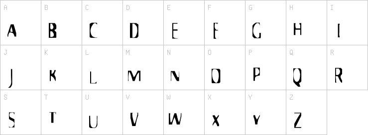 Uppercase characters