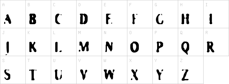 Uppercase characters