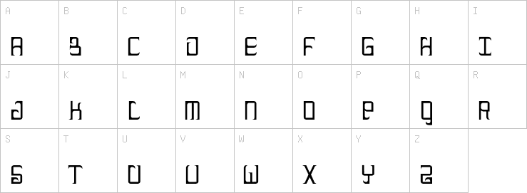 Uppercase characters