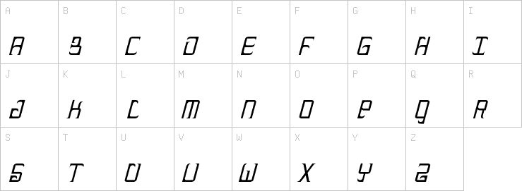 Uppercase characters