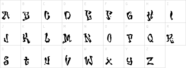 Uppercase characters