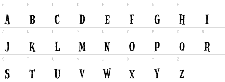 Uppercase characters