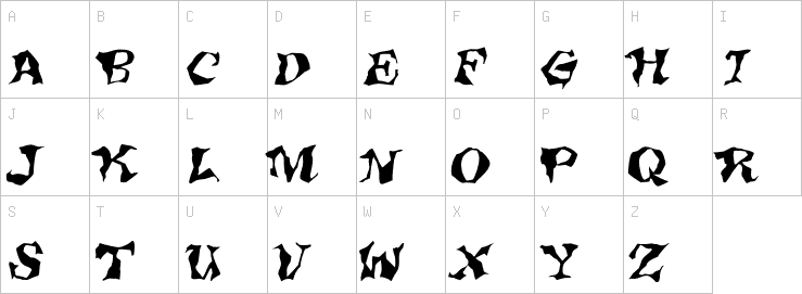 Uppercase characters