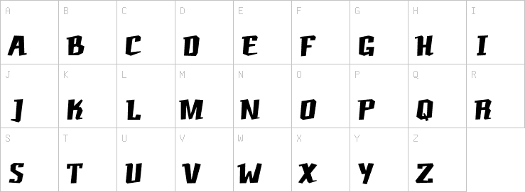 Uppercase characters