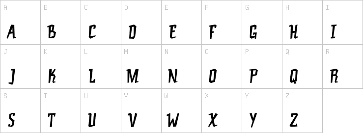 Uppercase characters