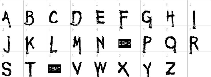 Uppercase characters