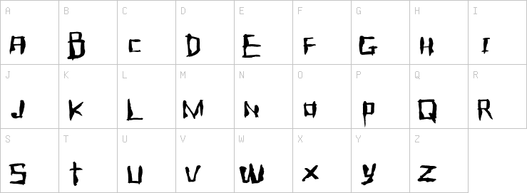 Uppercase characters