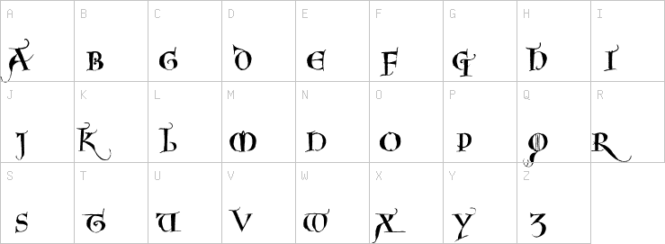 Uppercase characters