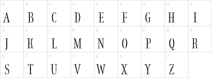 Uppercase characters