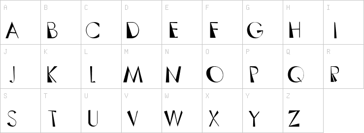 Uppercase characters