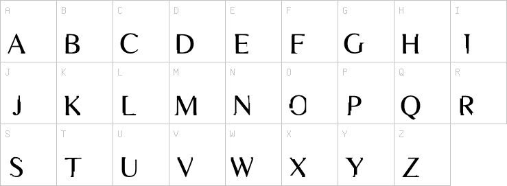 Uppercase characters