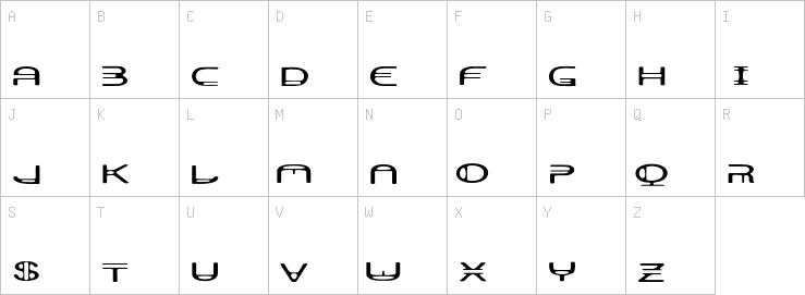 Uppercase characters