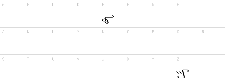 Uppercase characters