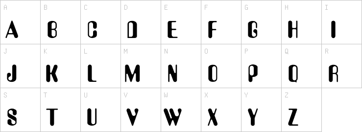 Uppercase characters