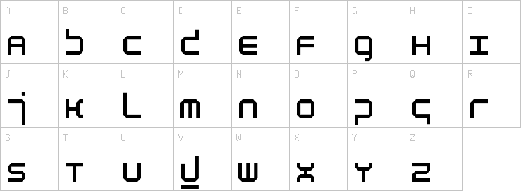Uppercase characters