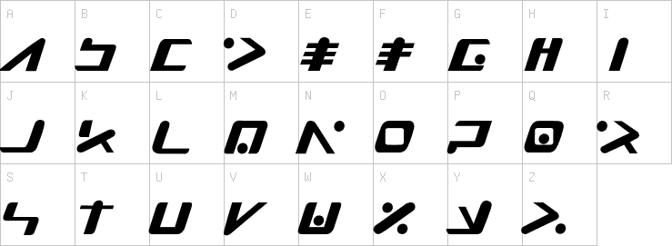 Uppercase characters
