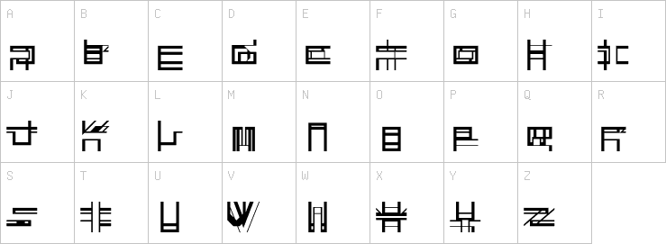 Uppercase characters