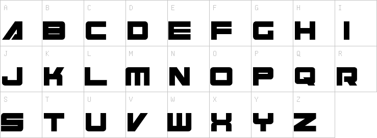 Uppercase characters