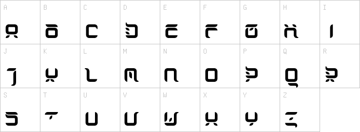 Uppercase characters