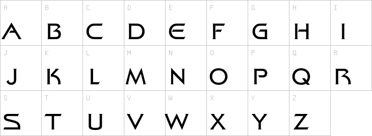 Uppercase characters