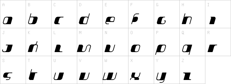 Uppercase characters