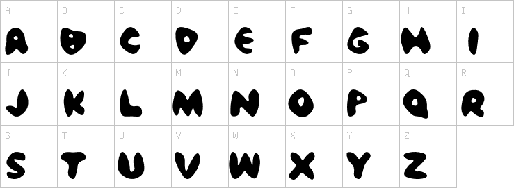 Uppercase characters