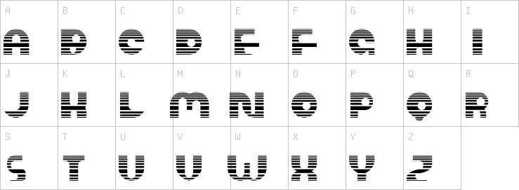 Uppercase characters