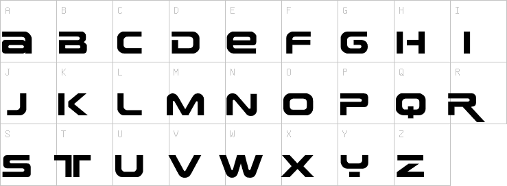 Uppercase characters