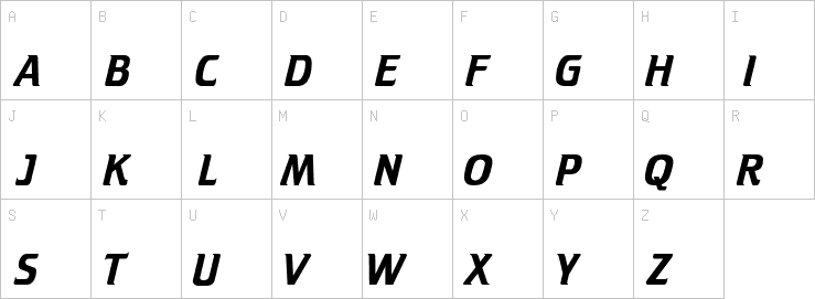 Uppercase characters